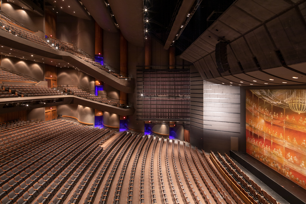 Bass Concert Hall Interior Texas Performing Arts The University of