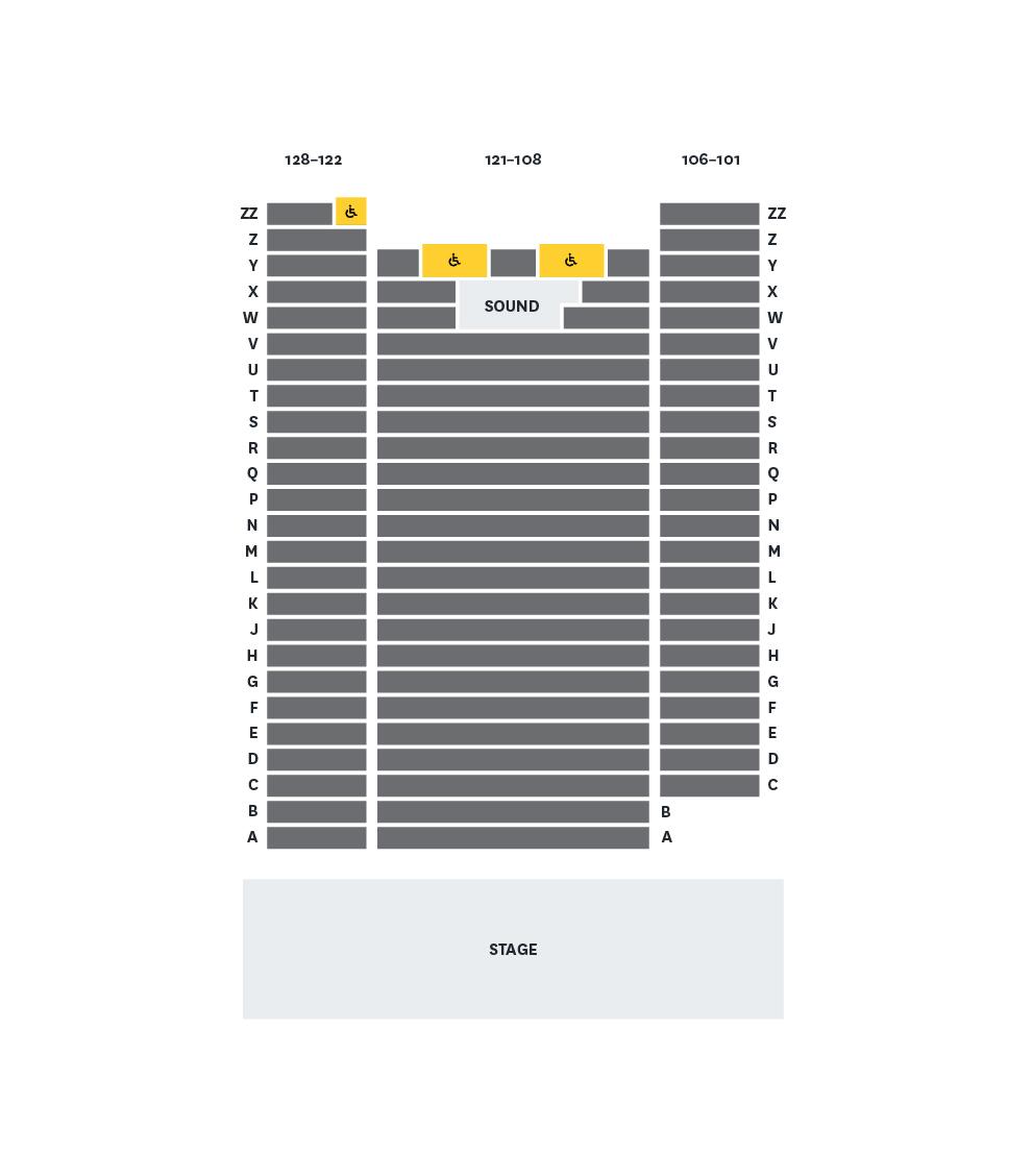 Bass Concert Seating Chart