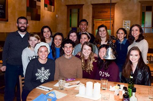TPA Student Alumni Group at Dinner