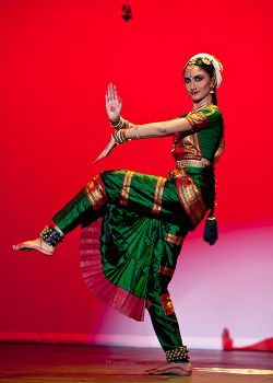 Neha Sukumar at a dance performance